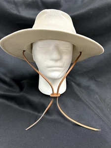 DPC Dorfman Pacific Co. Outdoor Men's Mesh Crown SPF Outback Hat - New with Tags - Picture 1 of 8