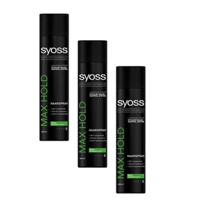 Syoss Spray pour Cheveux Max Hold, 3er Paquet (3 x 400 ML - Imagen 1 de 1