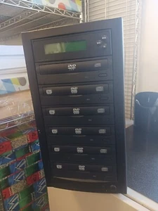 1 To 5 Dvd -Cd Duplicator Multi Disc Copier Burner Re-Writer Tower System Used - Picture 1 of 2