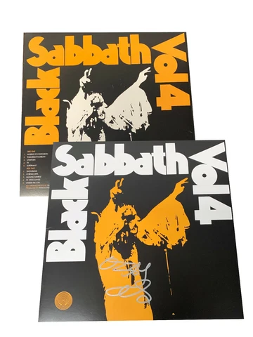 OZZY OSBOURNE SIGNED BLACK SABBATH VOL 4 ALBUM VINYL LP AUTO BAS BECKETT Cover
