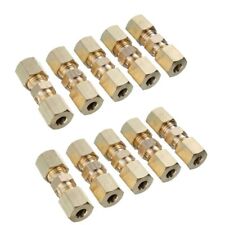 Convenient 10PCS 3/8 (10mm) 516 (8mm) Brass Fittings for Home Improvement
