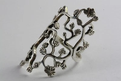 Filigrana Designer Tatuaggio Anello 925 Argento Anello IN Argento / 507 - Immagine 1 di 4