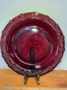 Cape Cod 1876 Ruby Red 1982 Pie Plate by Avon - Picture 1 of 24