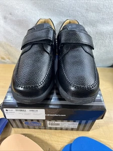 Dr. Comfort Scott Men's Diabetic Shoes Black 9210 Size 11 X-Wide (6132) - Picture 1 of 10