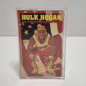 Cinta de casete de colección 1995 Hulk Hogan Rules and the Wrestling Boot Band sellada - Imagen 1 de 5