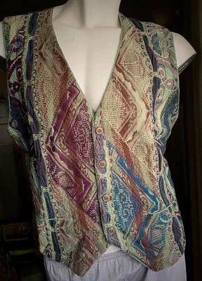 Coogi Australia cotton Sweater vest tag M pockets - Image 1 of 4