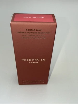 Rubor Patrick Ta Doble Toma - Mini Dúo-Color: - She’s That Girl - Mini Nuevo Fresco Foto 1 de 4