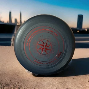 175g Stock Ultimate Standard Flying Disc 10.75"0fficial Size Black - Picture 1 of 4
