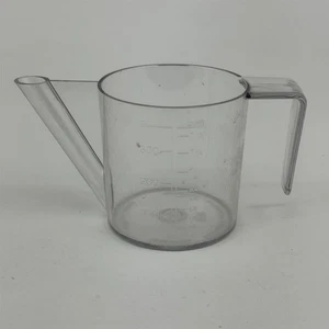  Vintage Soße Sieb Kunststoff 2 Tassen Abschäumer Messbecher Saftkrug - Bild 1 von 5