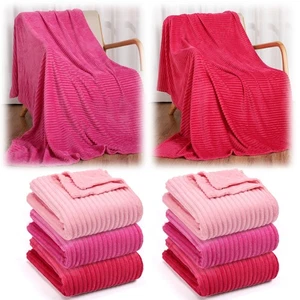 50 x 60 cm Fleece Überwurf Decke weich süß warm Plüsch Flanell flauschig unbedruckt... - Bild 1 von 6