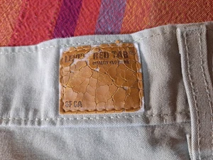 Vintage FEB 2000 Y2K Levis RED Tab Utility CARGO Pant BAGGY SKATE BLACK BATWING  - Picture 1 of 20