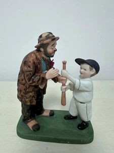1989 Dave Grossman ~ Emmett Kelly Circus Collection ~ Baseball Batboy Pick'n Sides - Bild 1 von 11