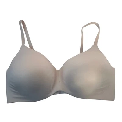 DKNY 38DD Cobertura Completa Camiseta Sujetador Crema Correas Ajustables Cierre Trasero Foto 1 de 4