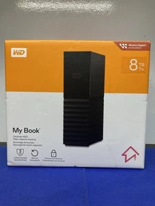Western Digital WDBBG0080HBK My Book 8TB Desktop External Hard Drive - NEW - Picture 1 of 6