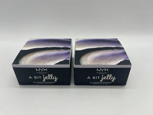 TWO PACK NYX Professional Makeup A Bit Jelly Gel Illuminator Opalescent Sealed - Picture 1 of 3