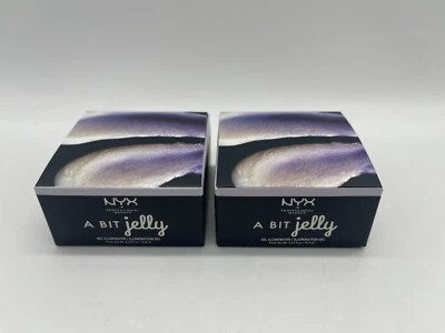 TWO PACK NYX Professional Makeup A Bit Jelly Gel Illuminator Opalescent Sealed - Image 1 of 3