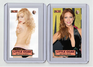 Brittany Murphy rare MH Little Cigar #'d 2/3 Tobacco card no. 122