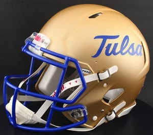 TULSA GOLDEN HURRICANE NCAA Riddell Speed Full Size AUTHENTIC Football Helmet - Picture 1 of 4