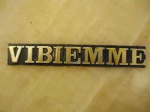 VIBIEMME, Logo-Emblem Espressomaschine. - Bild 1 von 2