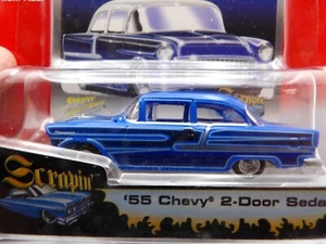 1955 CHEVY 2-DOOR SEDAN 2004 JOHNNY LIGHTNING STREET FREAKS SCRAPIN' 1:64 - Picture 1 of 4