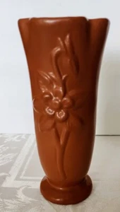 VAN BRIGGLE COLUMBINE Serie "Dark Russett Glaze" CO SPRGS mit Initialen - Bild 1 von 11