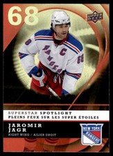 2008-09 McDonald's Upper Deck Superstar Spotlight Jaromir Jagr New York Rangers