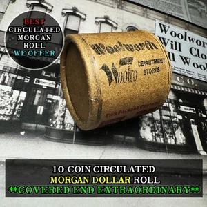 Plata Morgan Privada Lusting Circulada $1 - Rollo de 10 Monedas - Extraordinario - - Imagen 1 de 8