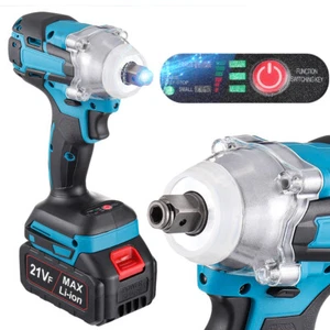 1000Nm 1/2" Cordless Electric Impact Wrench Drill Gun Ratchet Driver For Makita - Picture 1 of 13