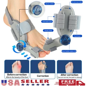 Treatment Bunion Fix Toe Valgus Corrector Adjustable Orthosis Women Men Splints - Picture 1 of 23