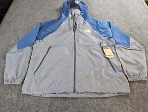 Chaqueta con capucha The North Face Windbreaker para hombre 2XL Ventacious Wind gris nueva con etiquetas - Imagen 1 de 17