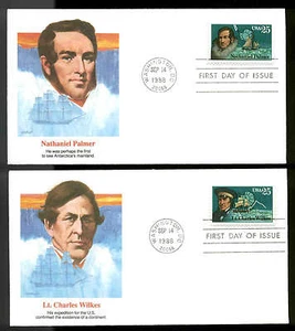 2386-2389 POLAR EXPLORERS FDC WASHINGTON, DC SET of 4 FLEETWOOD COVERS - Picture 1 of 2