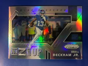 2017 Prizm Siver Prizm Rize Up Insert Odell Beckham Jr. #11 Giants - Picture 1 of 2
