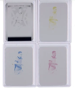 Luka Sucic Juego de Placas de Impresión 1/1 Lote de 4 Tarjetas 2022 Hoja Trinidad Real Sociedad - Imagen 1 de 2