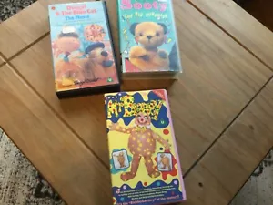 The Magic Roundabout BBC,SOOTY + MR BLOBBY VHS - Foto 1 di 5