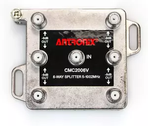 Antronix CMC2006V Splitter - Drop, 6-Way, Vertical CATV Cable TV - Picture 1 of 2