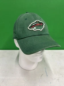 NHL Minnesota Wild New Era Green SZ M/L Fitted Dad Cap (Flaw) - Picture 1 of 7