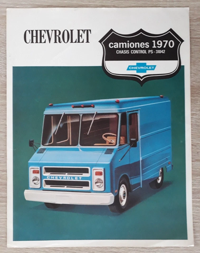Folleto/folleto Chevrolet Step-Vans 1970 - Serie P-30 Foto 1 de 2