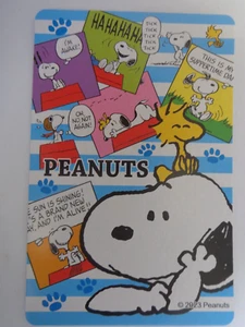 SINGLE , CUTE SNOOPY , SWAP PLAYING CARD . - Picture 1 of 2