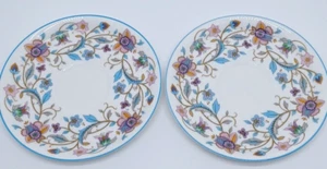 Juego de 2 platillos nasegay Mikasa Bone China brillantes y vívidos en muy buen estado - Imagen 1 de 7