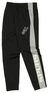 OuterStuff NBA Youth Boys Side Stripe Slim Fit Performance Pant, San Antonio Spu - Picture 1 of 7