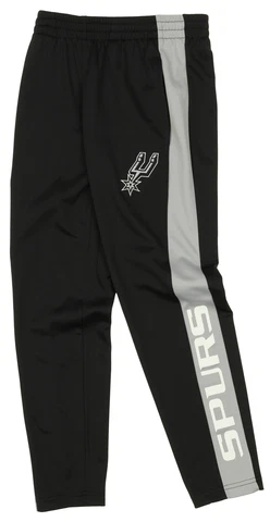 OuterStuff NBA Youth Boys Side Stripe Slim Fit Performance Pant, San Antonio Spu Cover