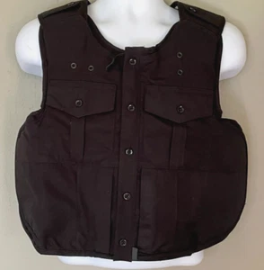 SAFARILAND U1 Clean Uniform Shirt Armor Carrier Front Open 2 Pocket L/XL Black - Bild 1 von 17