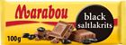 Marabou Black Saltlakrits Schwedische Salzlakritz Schokolade Candy 100 g