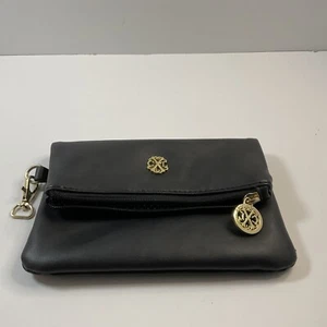 Christian Lacroix Flap Wallet Clutch Expandable Black — Missing Strap - Picture 1 of 8