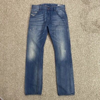 Jeans Diesel Para Hombre 28x30 Krooley Regular Calce Ajustado Zanahoria Denim Lavado 0806p Y2K Foto 1 de 4