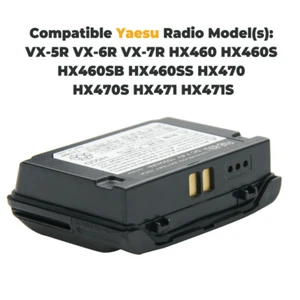 1500mAh 7,4V Akumulator litowo-jonowy do YAESU VX-5R VX-5RS VX-6 VX-6R VX-6R / E VX-7R - Zdjęcie 1 z 6