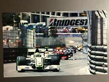 2010 Jenson Knöpfe Mercedes Benz Formel 1 Gp Aufdruck Bild Plakat Selten! L Look