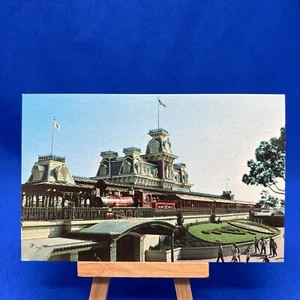 Walt Disney World Vintage Postkarte Walt Disney World Dampfeisenbahn ~ unbesendet - Bild 1 von 6