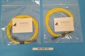 TRM Corning CB-FB-SM2LCU005 SM Duplex 5 Meter Fiber Patch Cord (Lot of 2) - Picture 1 of 5