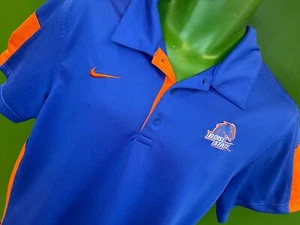 NCAA Boise State Broncos Dri-Fit Blue Golf Polo Shirt Men's Medium - Picture 1 of 5